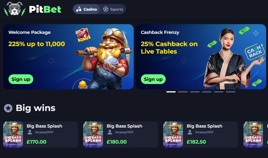 PitBet Casino Sister Sites